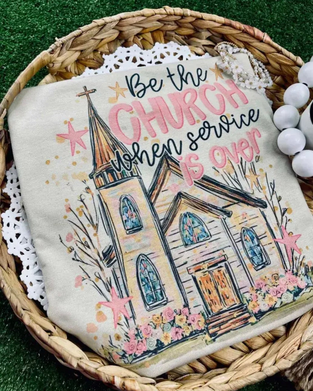 Be the Church when the Church Service is Over Plus Size Gildan Tee