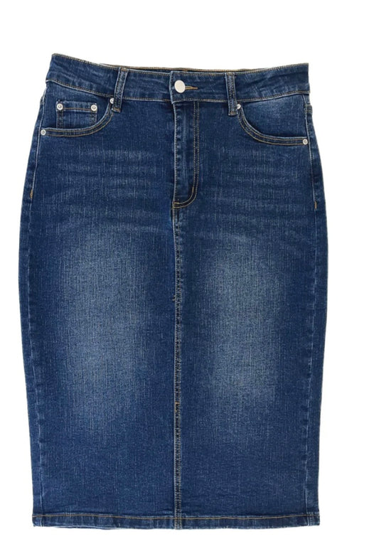 The Haven in Dark Indigo skirt