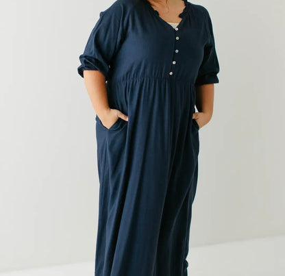 Kenzi' Ruffle Detail Maxi Dress