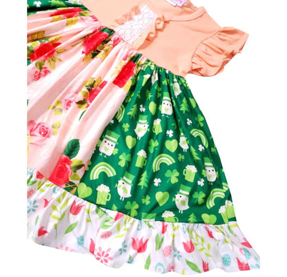 Baby Girls Spring Lucky Charm Capri Dress Set