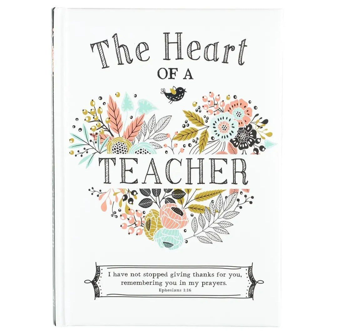 Gift Book Heart of A Teacher Padded Cover