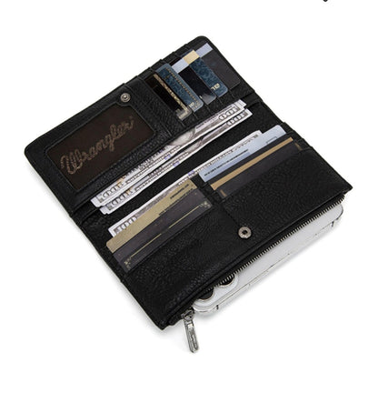 Wrangler Women Bifold Embroidered Wallet