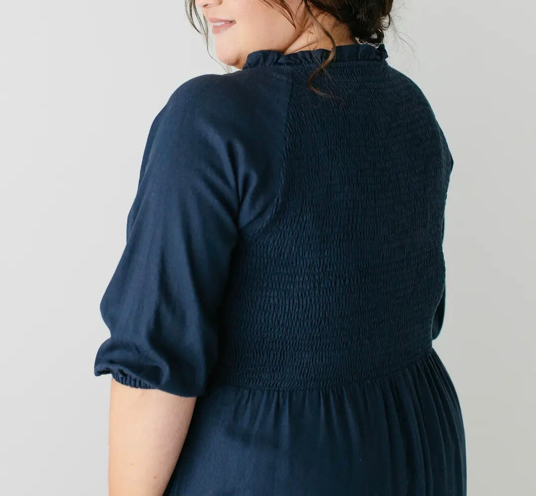 Kenzi' Ruffle Detail Maxi Dress