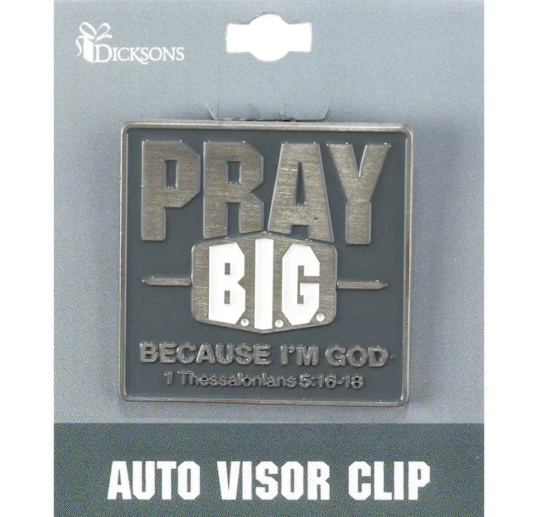 Pray Big Visor Clip