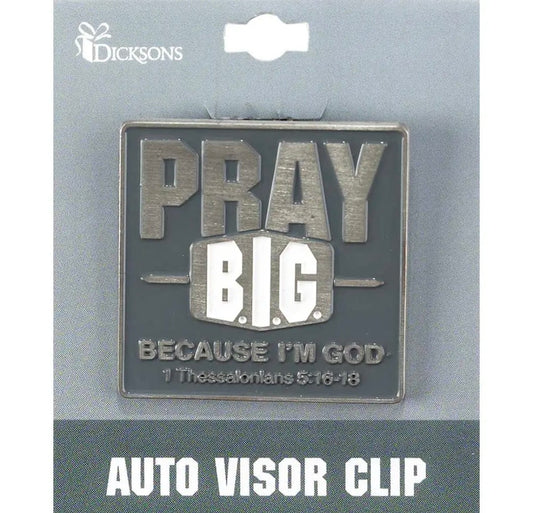 Pray Big Visor Clip