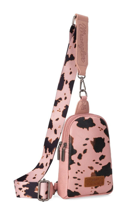 Untitled Sep23_2Wrangler Cow Print Crossbody Sling Chest Bag