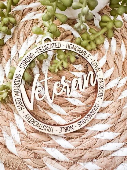Wooden Laser Engraved Ornaments Unique