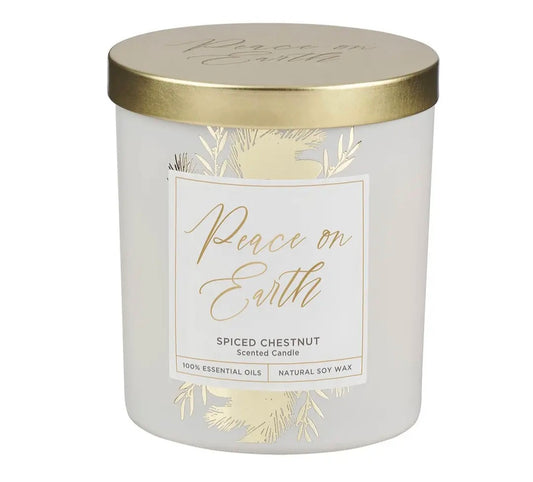 Peace on Earth Scented Candle in a Glass Jar