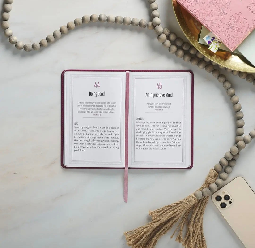 101 Prayers For My Daughter Faux Leather
