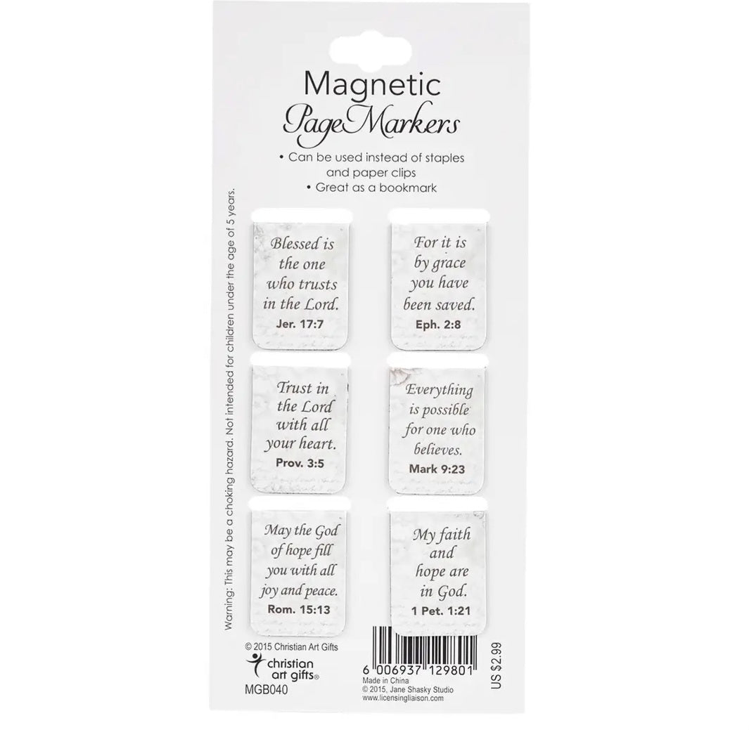 Magnetic Bookmark Set Mini Butterfly 🦋 Blessings