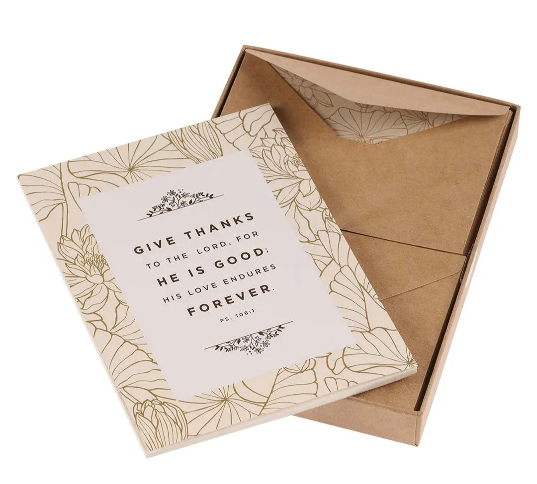 Writing Paper Give Thanks Gift Set