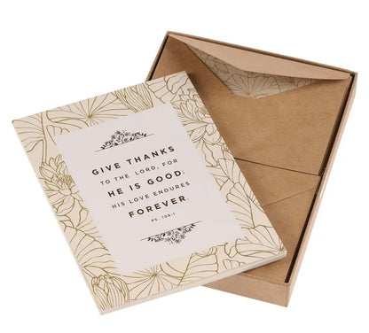 Writing Paper Give Thanks Gift Set