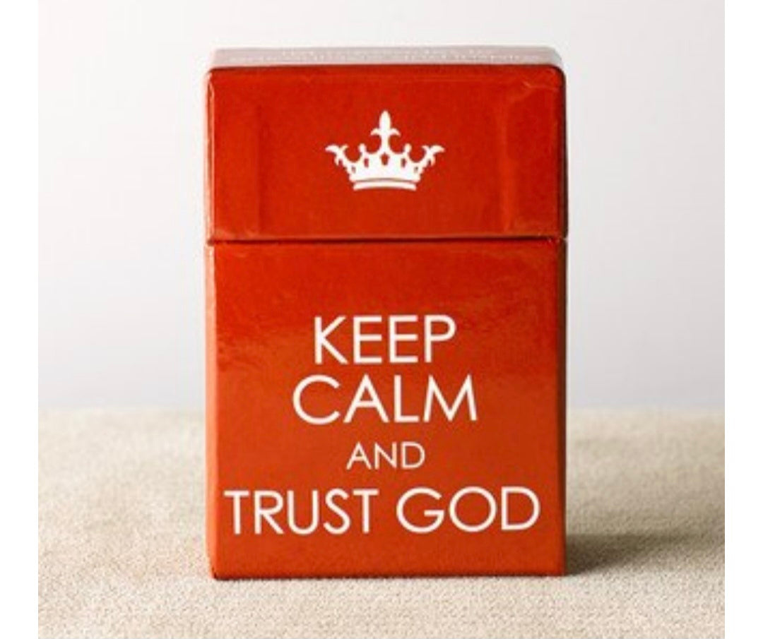 Keep Calm and Trust God Box of Blessings