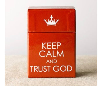 Keep Calm and Trust God Box of Blessings