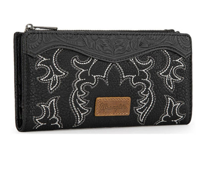 Wrangler Women Bifold Embroidered Wallet