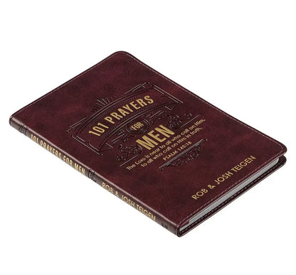 101 Prayers For Men Faux Leather